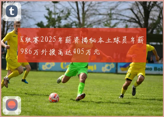 K联赛2025年薪资揭秘本土球员年薪986万外援高达405万元